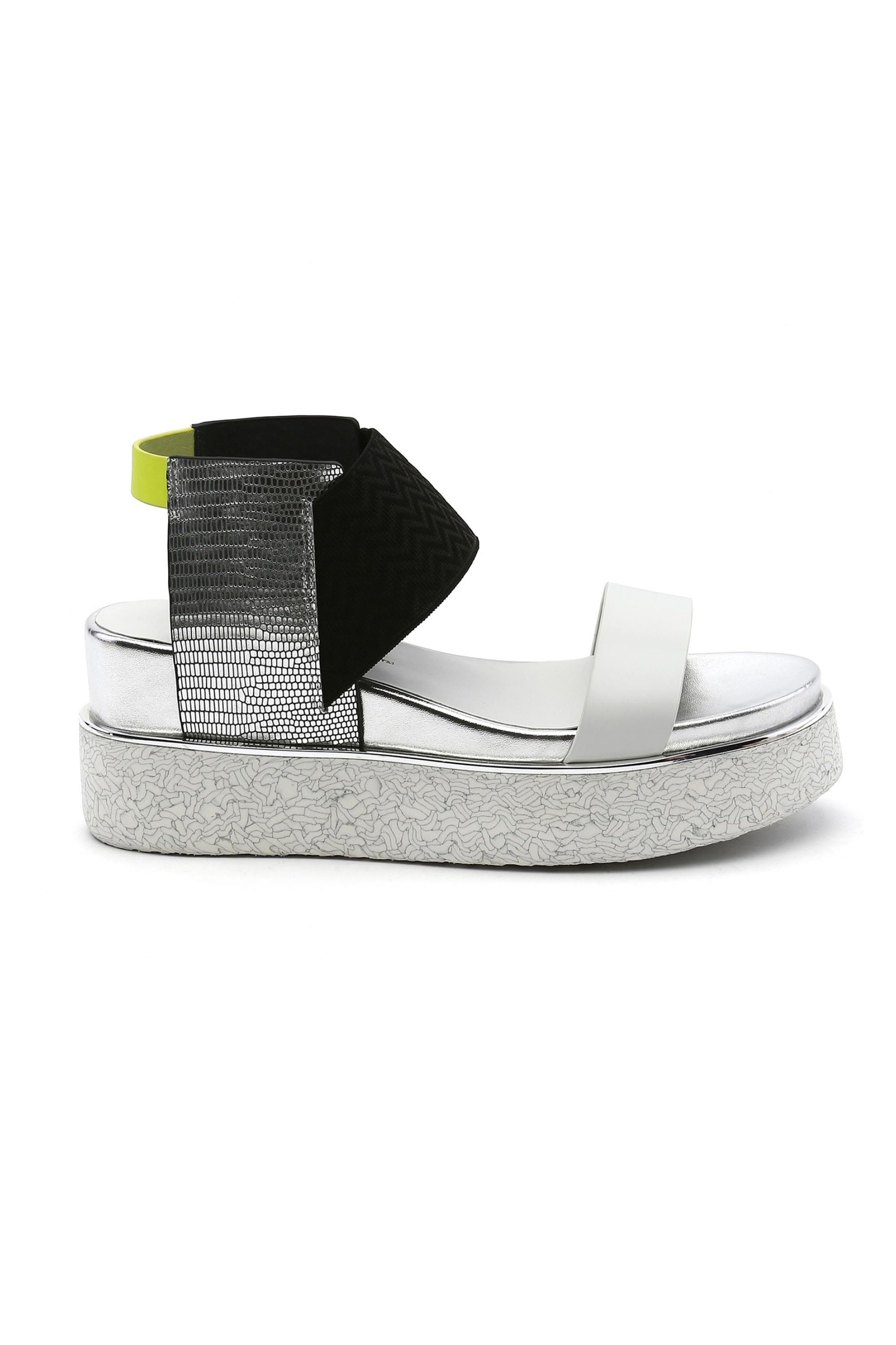 United Nude Rico Silver Sandal